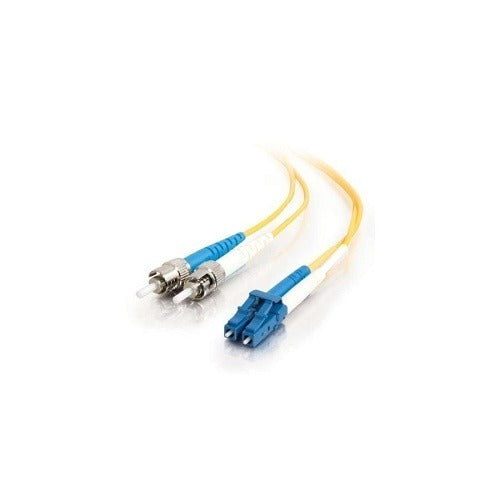 Single-Mode Fiber Optic Patch Cable LC to ST 6.56ft 9/125 Gigabit Ethernet 810-L27-006