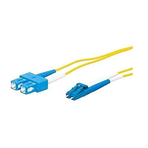 Quiktron 810-L47-009 Value Series Fiber Jumper Cable, LC to SC, 9µm Duplex, 10' (3 m)