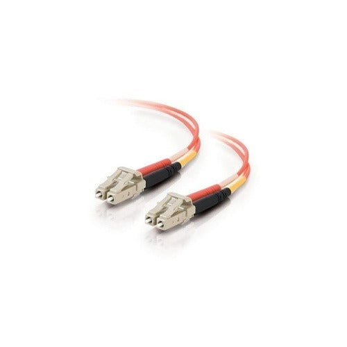 Quiktron 810-LL2-017 Value Duplex Multimode Fiber Jumper Cable, 10 Fiber, 62.5 um Core, m, Orange