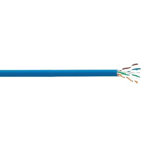 Category 6 CAT6 Plenum Cable 22 AWG 1000ft Blue CMP Low-Smoke 8131800