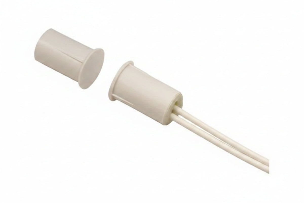 GRI 4834-T-B-GEN 3/8-Inch Recessed Stubby Magnetic Switch Set, Brown