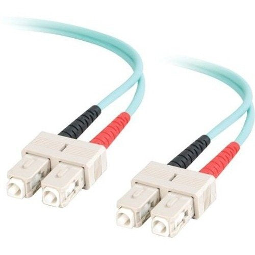 SC to SC Multimode Fiber Optic Patch Cable 50/125µm OM3 10Gbps 6ft 852-442-006