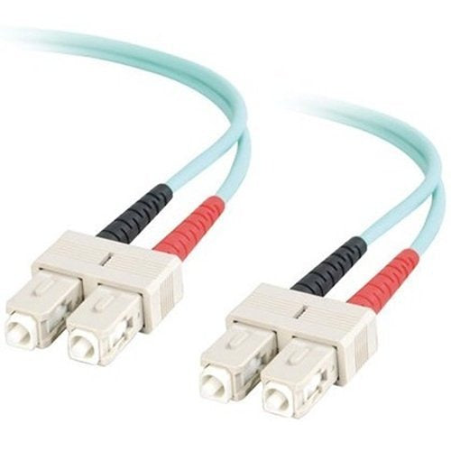 OM3 Multimode Fiber Optic Patch Cable SC to SC 50/125µm 10Gbps 16ft 852-442-017