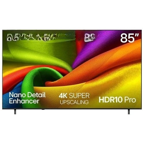 LG 85NU850BPUA 85" NanoCell 4K Smart TV LED HDR10 webOS