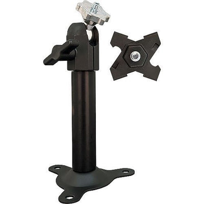 883-06 6" Dual-Option CCTV Camera Ceiling Mount, Black