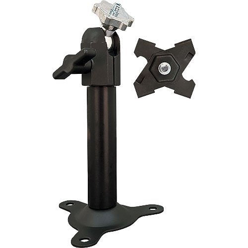883-06 6" Dual-Option CCTV Camera Ceiling Mount, Black