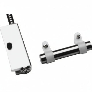 GRI 4612 Mini Curtain Door Switch Set with Up to 2-Inch Gap, Reversible Probe Assembly, and 3-Foot Armored Cable