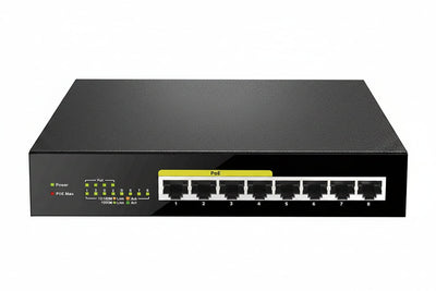 D-Link DGS-1008P 8-Port Gigabit Desktop Switch with PoE Ports, (Replaces DGS-1008G)