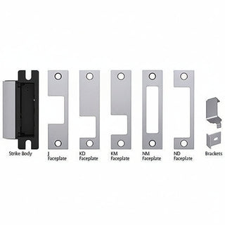 HES 1006CS-630 1006 Series Complete Electric Strike, Includes Smart Pac III, Faceplates (J, KD, KM, HM, ND) and Brackets, Satin Stainless Steel
