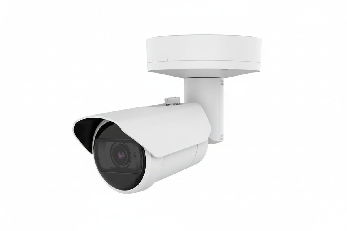 Hanwha XNO-A9084R 8MP AI IR Bullet IP Camera, 2.1x Zoom, 4.4-9.3mm Motorized Varifocal Lens