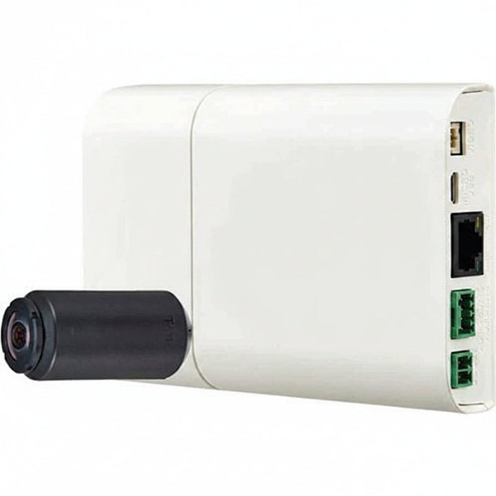 Hanwha XNB-H6241A X-Series 2MP ATM IP Camera Kit with 8m Cable, 2.4mm Fixed Lens, Ivory