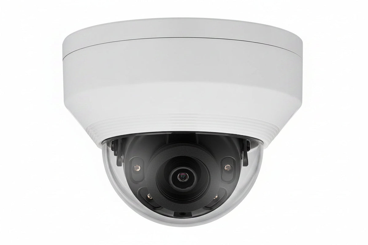 Hanwha ANV-L7012R A-Series 4MP Vandal Dome IP Camera, 3mm Fixed Lens, White