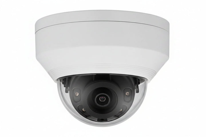 Hanwha ANV-L7012R A-Series 4MP Vandal Dome IP Camera, 3mm Fixed Lens, White