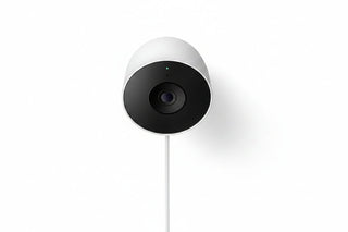 Google Nest Cam GA10919-US Outdoor Wired Security Camera, 2nd Generation, Snow