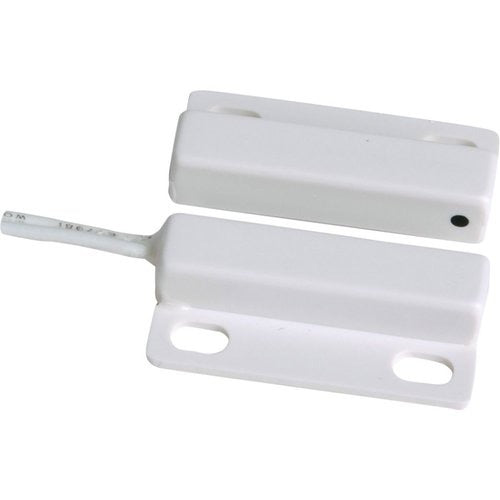 943WG-WH Mini Surface Mount Magnetic Contact with 12" Leads, 1" Gap, White (Replaces PR20443)