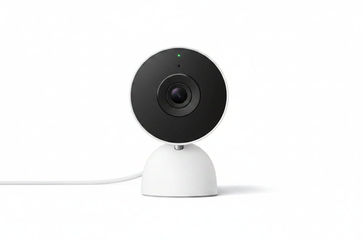 Google Nest Cam GA09973-US Indoor Wired Security Camera, 3rd Generation, Snow