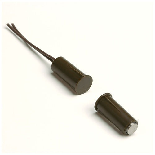 951WG-BR 3/8" Diameter Miniature Press-Fit Magnetic Contact, Brown