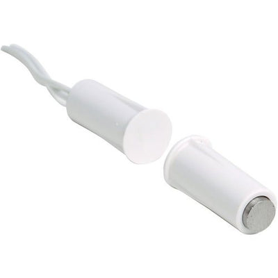 951WG-WH 3/8" Diameter Miniature Press-Fit Magnetic Contact, White