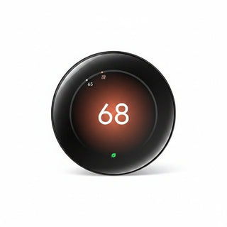 Google Nest Learning Thermostat GA05169-US 4th Generation with Nest Temperature Sensor 2nd Generation, Polished Obsidian