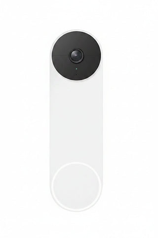 Google Nest Video Doorbell GA02268-US Battery-Powered Smart Doorbell, White