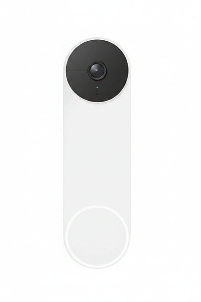 Google Nest Video Doorbell GA02268-US Battery-Powered Smart Doorbell, White