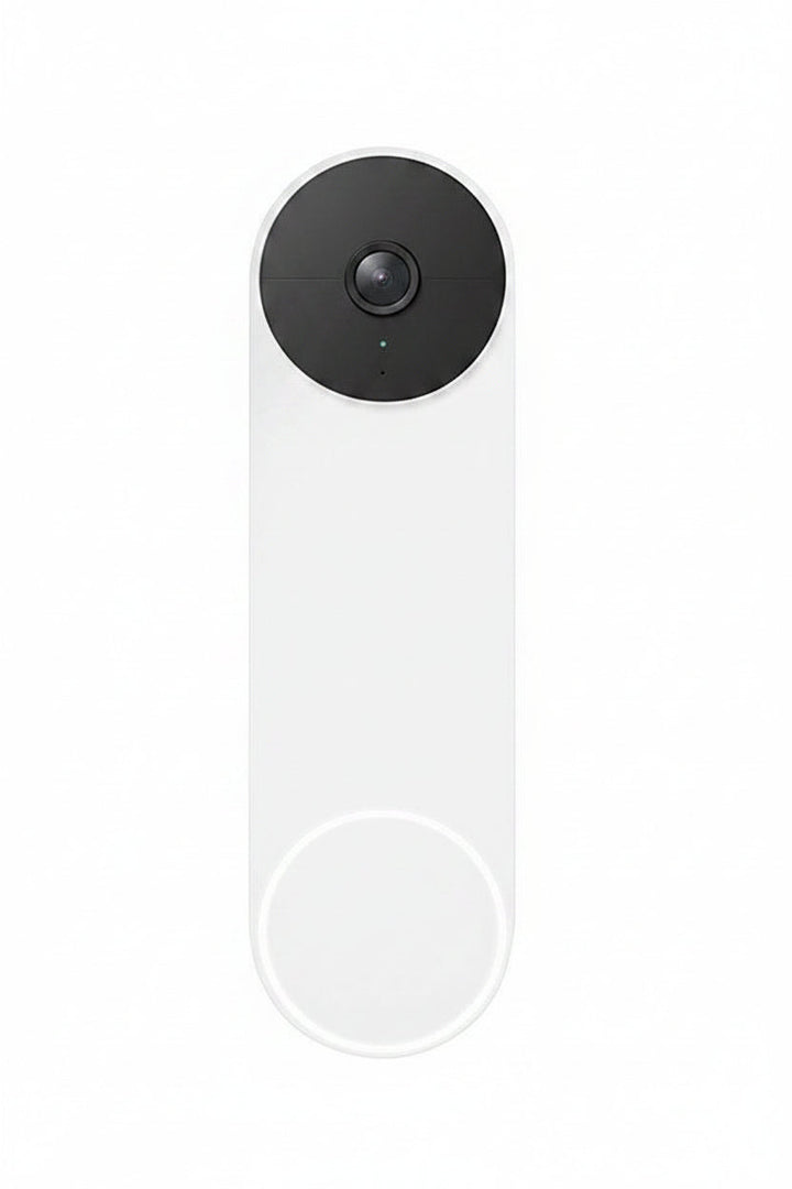 Google Nest Video Doorbell GA02268-US Battery-Powered Smart Doorbell, White