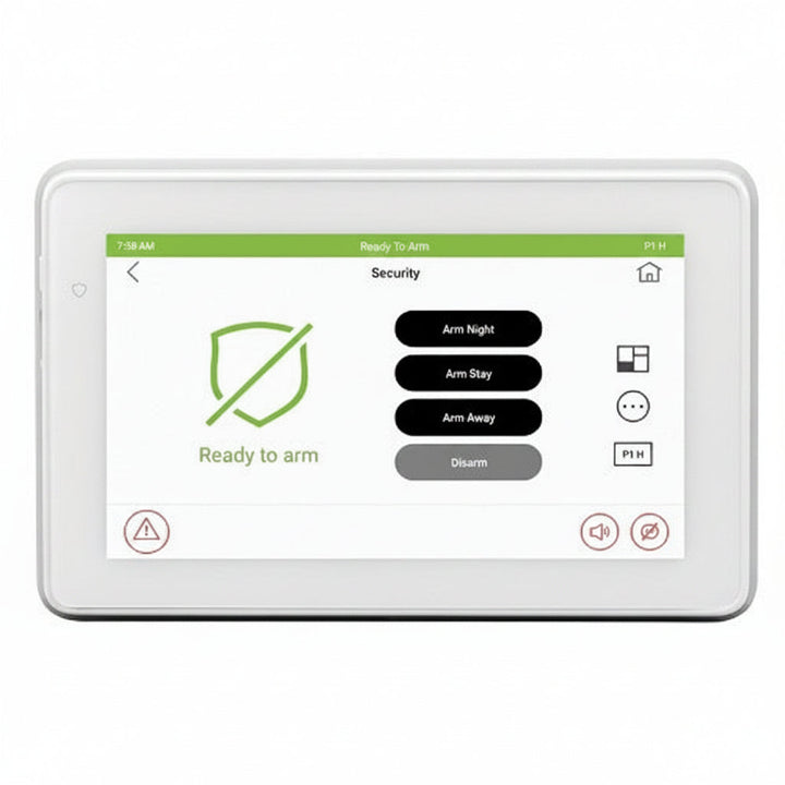 Honeywell Home 6290W 7" Color Touchscreen Keypad with Voice for VISTA Systems, (Replaces 6280S, 6280W)