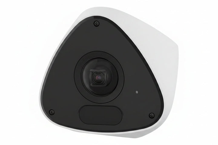 Hanwha TNV-C7013RC 3MP AI Corner Mount Camera 2.39mm Fixed Lens, White