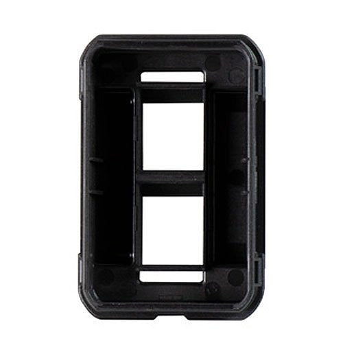 AC2PFG1 Adorne 2-Port Keystone Faceplate Insert, Graphite