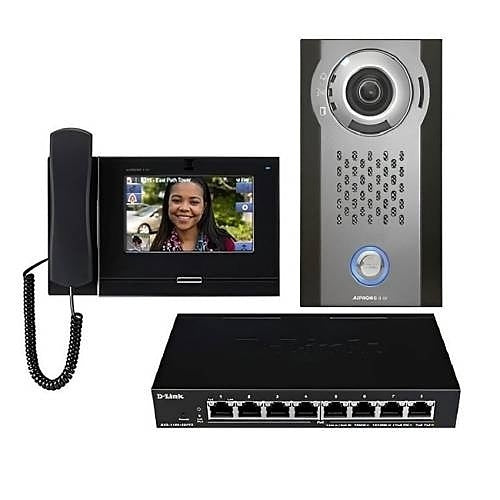 IXS-HBDV IX Series Configuration File Plug-N-Play 4-Piece Kit, Includes (1) IX-DV, (1) IX-MV7-HB, (1) 8-Port PoE Switch, (1) USB Drive
