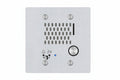 IX-SS-2G SIP Compatible Flush Mounted IP Door Station, 2-Gang, Vandal Resistant, Stainless-Steel Cover