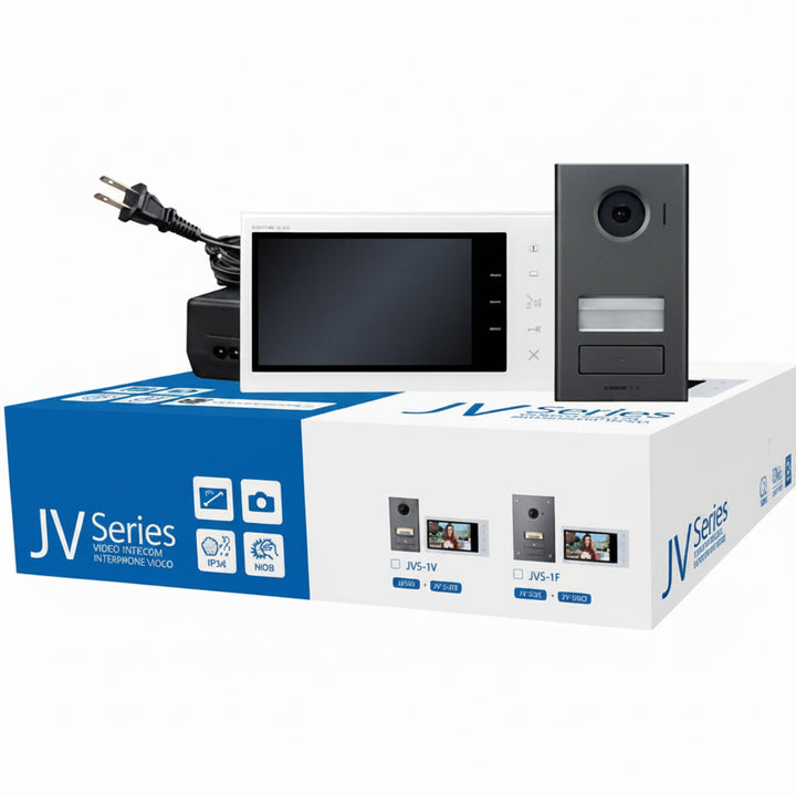 JVS-1V Box Set with Master Station, Door Station, and Power Supply