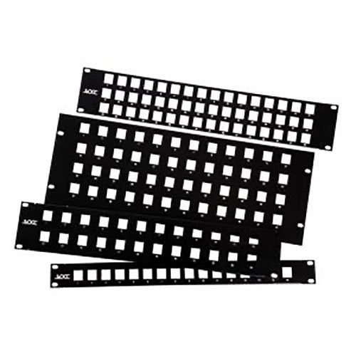 AK48H 48-Port 2RU Rack-Mount Field-Configurable KMJ Patch Panel