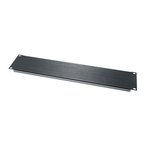 Middle Atlantic HBL1 Flat Rack Blank Panel, Aluminum, 1U RMS, Black Brushed and Anodized