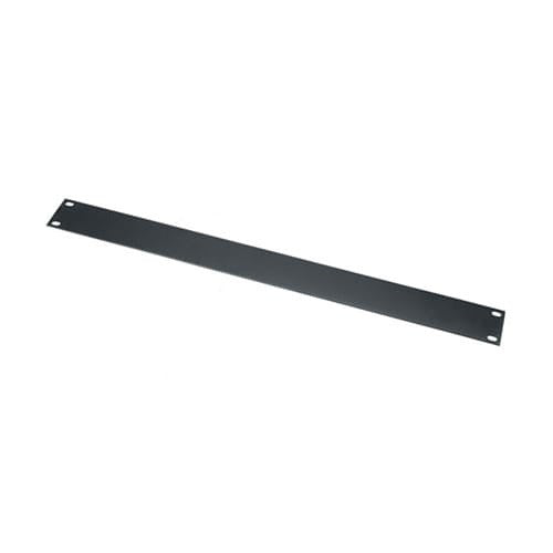 Middle Atlantic FEB1 Blank Rack Panel, Flat, 1U RMS, Steel, Black Powder Coat