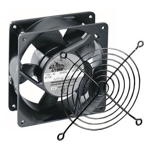 Middle Atlantic QFAN Rack Fan, 4.5" Fan Size, 1.5" Depth, 50 CFM, 115V