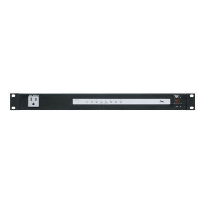 Middle Atlantic RLNK-915R Select 9-Outlet Rack Mounted PDU with RackLink, Basic Surge Protection, 15A
