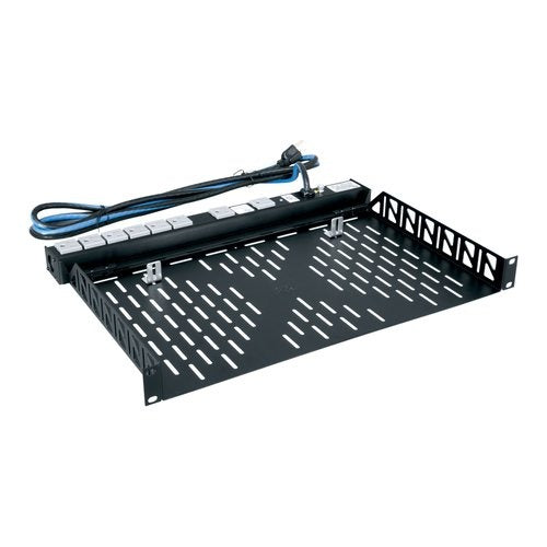 Middle Atlantic U1V-4 Utility Vented Rack Mounted Shelf, 10.8" Depth, 1U, 4-Pack