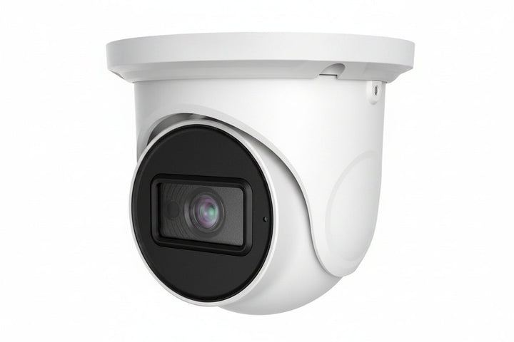 AVC-ELN41FT/2.8 Diversity Series 4MP H.265 Waterproof IR Turret IP Camera, 2.8mm Fixed Lens, White