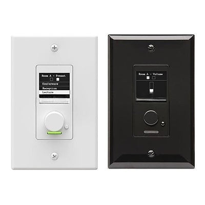 OLED Wall Controller Single-Gang Audio Control Device with Rotary Encoder C1