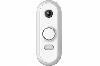First Alert CAMW-WDB VX1 HD Video Doorbell, White/Gray Trim