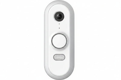First Alert CAMW-WDB VX1 HD Video Doorbell, White/Gray Trim
