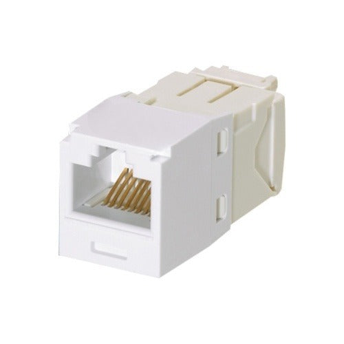 CJ688TGWH Mini-Com TX6 Plus Cat6 RJ45 Modular Jack Insert, White