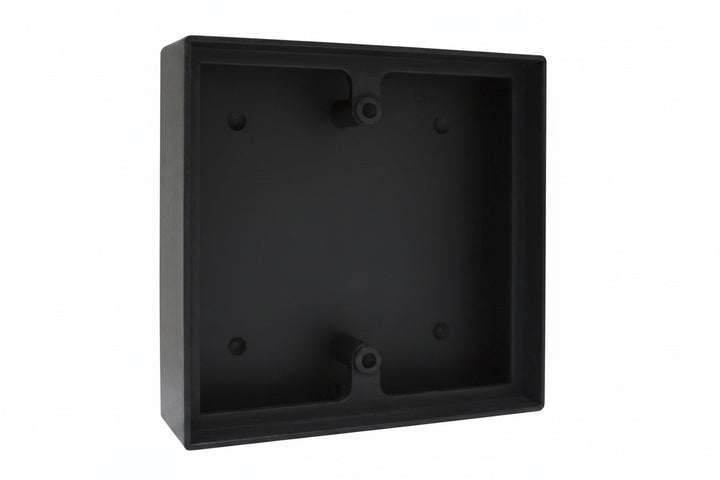 Camden CM-43LP Surface Box, Shallow Depth Provision for Wireless Black Polymer
