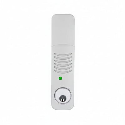 Camden CX-DA810W-KD Battery Door Prop Alarm Weatherized, Keyed Different, Grey