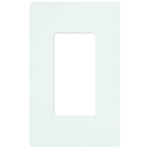 Lutron Claro CW-1-WH 1 Gang Decorator Wall Plate White Gloss