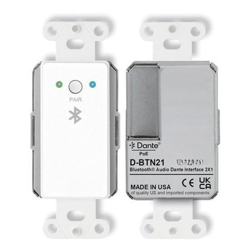 RDL D-BTN21 Bluetooth Audio Dante Network Interface