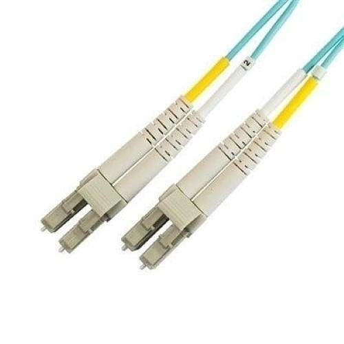 Lynn Electronics D-L2L2-3R2-003M 10Gb 50/125 Multimode Duplex Fiber Optic Patch Cable, LC-LC, OM3, 3m