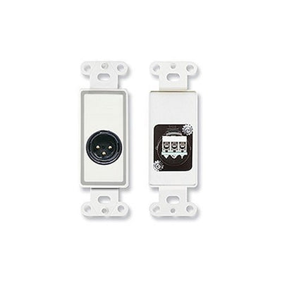 RDL D-XLR3M Plate with 3-Pin XLR Male