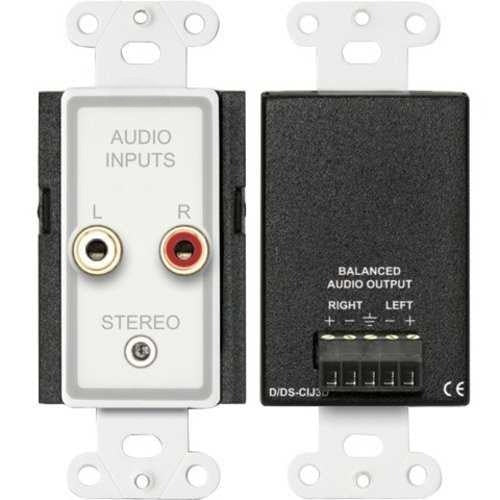 RDL D-CIJ3D Consumer Input Jacks, Stereo DCIJ3D